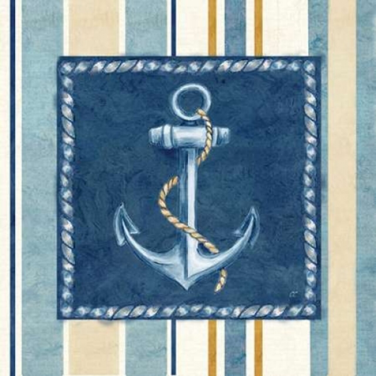 Nautical Stripe III Poster Print by Cynthia Coulter - Item # VARPDXRB7826CC